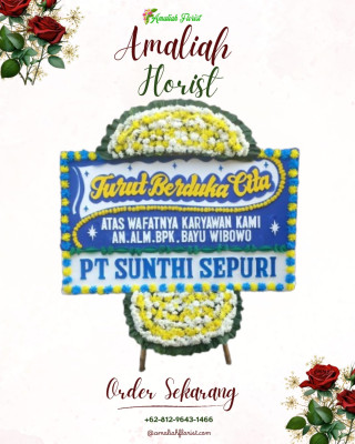 Papan Bunga Duka di Wijirejo