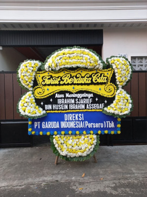Papan Bunga Duka di Wijirejo